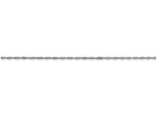 FJC Finejewelers 20 Inch 14k White Gold 1mm Singapore Chain Necklace (carded)
