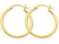 FJC Finejewelers 10k Polished 2mm Round Hoop Earrings