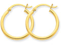 FJC Finejewelers 10k Polished 2mm Round Hoop Earrings