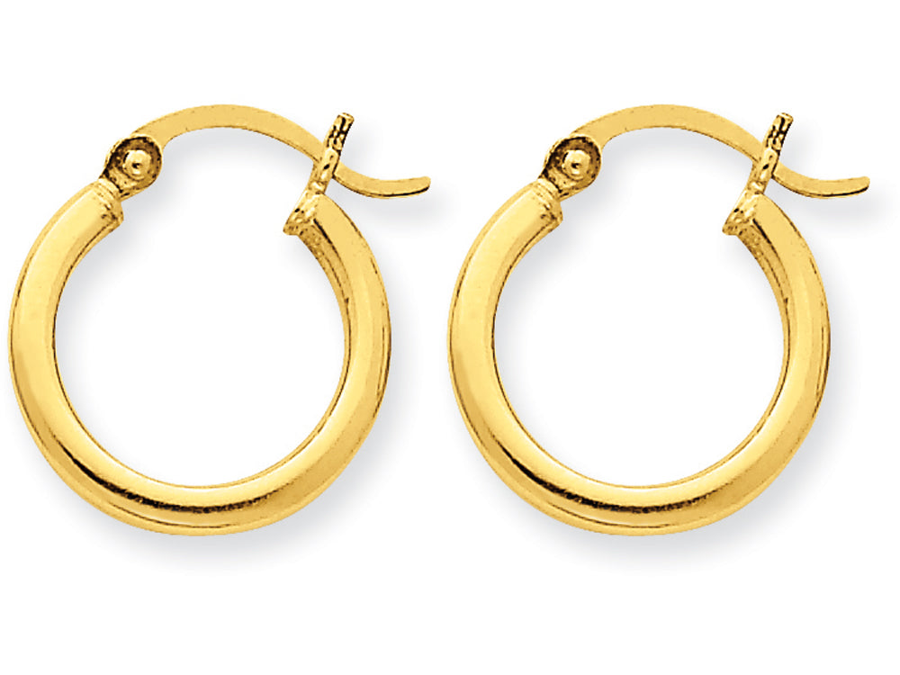 FJC Finejewelers 10k Polished 2mm Round Hoop Earrings
