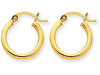 FJC Finejewelers 10k Polished 2mm Round Hoop Earrings
