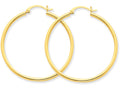 FJC Finejewelers 10k Polished 2mm Round Hoop Earrings