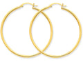 FJC Finejewelers 10k Polished 2mm Round Hoop Earrings
