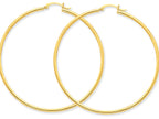 FJC Finejewelers 10k Polished 2mm Round Hoop Earrings