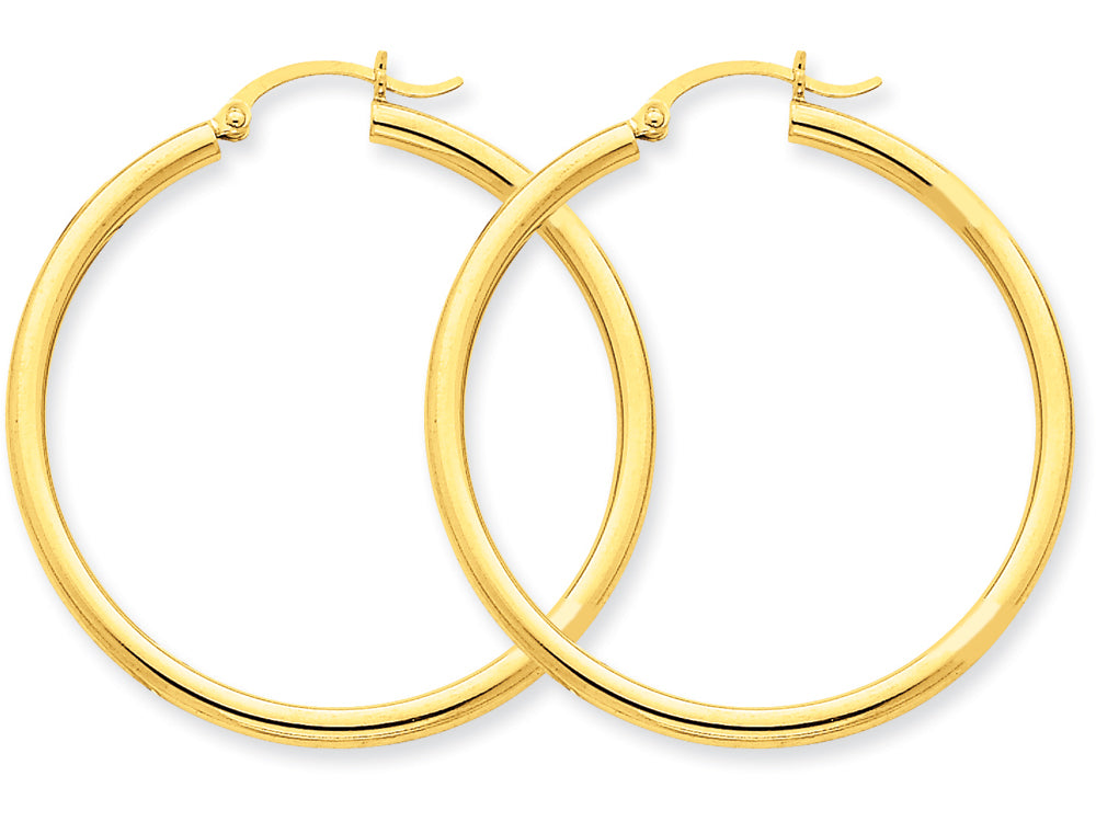 FJC Finejewelers 10k Polished 2.5mm Round Hoop Earrings