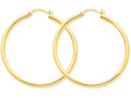 FJC Finejewelers 10k Polished 2.5mm Round Hoop Earrings