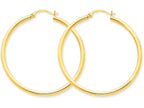 FJC Finejewelers 10k Polished 2.5mm Round Hoop Earrings