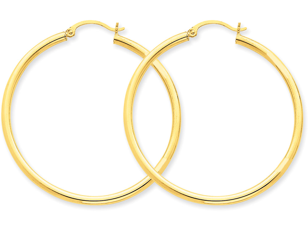 FJC Finejewelers 10k Polished 2.5mm Round Hoop Earrings