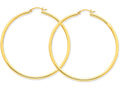 FJC Finejewelers 10k Polished 2.5mm Round Hoop Earrings