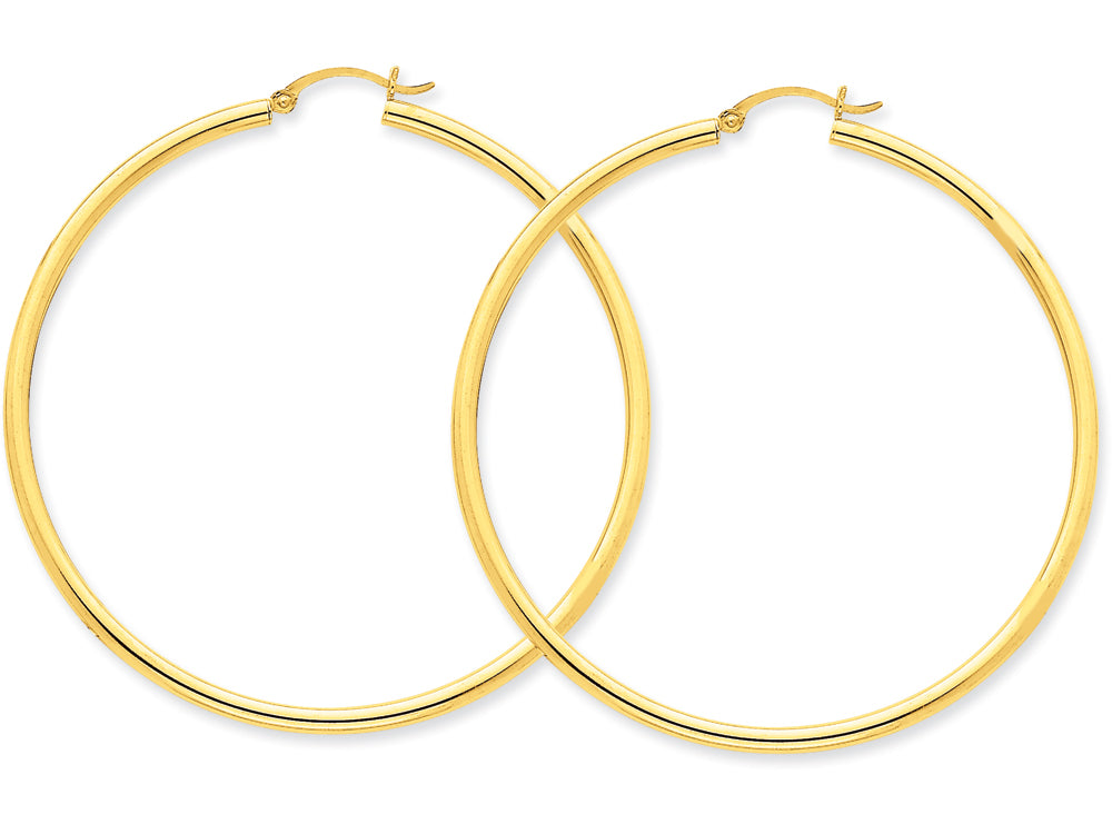 FJC Finejewelers 10k Polished 2.5mm Round Hoop Earrings
