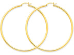 FJC Finejewelers 10k Polished 2.5mm Round Hoop Earrings