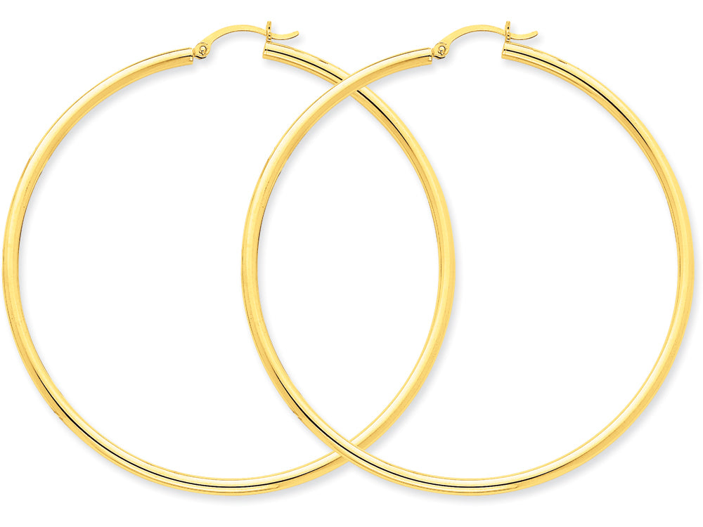 FJC Finejewelers 10k Polished 2.5mm Round Hoop Earrings