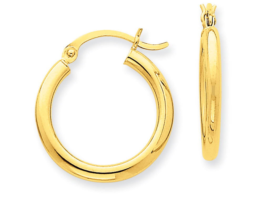 FJC Finejewelers 10k Polished 2.5mm Round Hoop Earrings