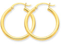 FJC Finejewelers 10k Polished 2.5mm Round Hoop Earrings