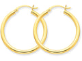 FJC Finejewelers 10k Polished 2.5mm Round Hoop Earrings