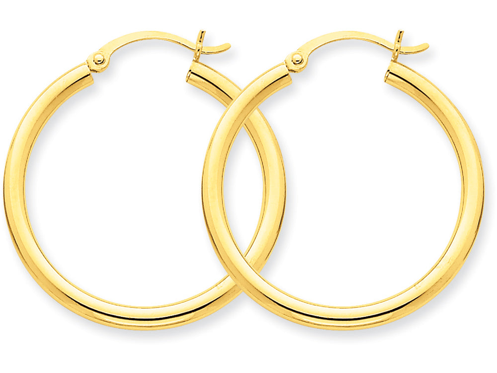 FJC Finejewelers 10k Polished 2.5mm Round Hoop Earrings