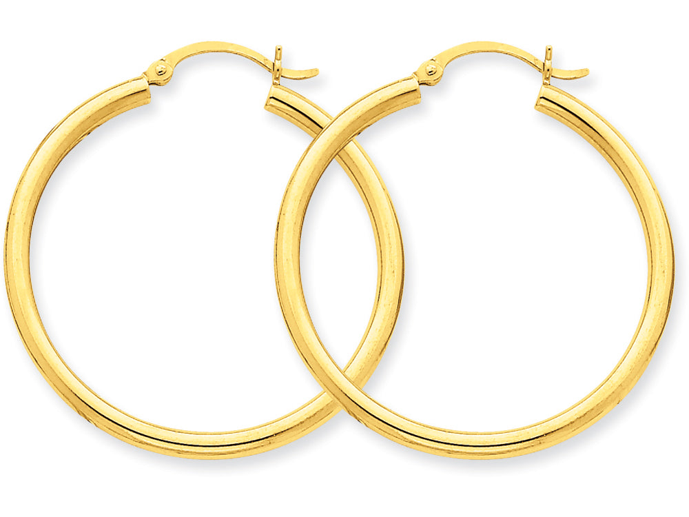 FJC Finejewelers 10k Polished 2.5mm Round Hoop Earrings