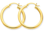 FJC Finejewelers 10k Polished 3mm Round Hoop Earrings