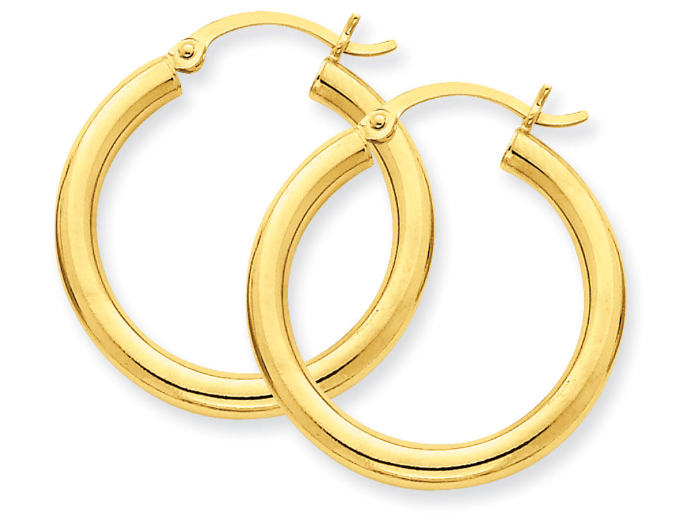 FJC Finejewelers 10k Polished 3mm Round Hoop Earrings