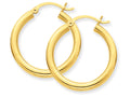 FJC Finejewelers 10k Polished 3mm Round Hoop Earrings