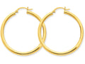 FJC Finejewelers 10k Polished 3mm Round Hoop Earrings