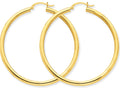 FJC Finejewelers 10k Polished 3mm Round Hoop Earrings