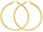 FJC Finejewelers 10k Polished 3mm Round Hoop Earrings