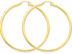 FJC Finejewelers 10k Polished 3mm Round Hoop Earrings