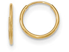 FJC Finejewelers 10k Polished Endless Tube Hoop Earrings