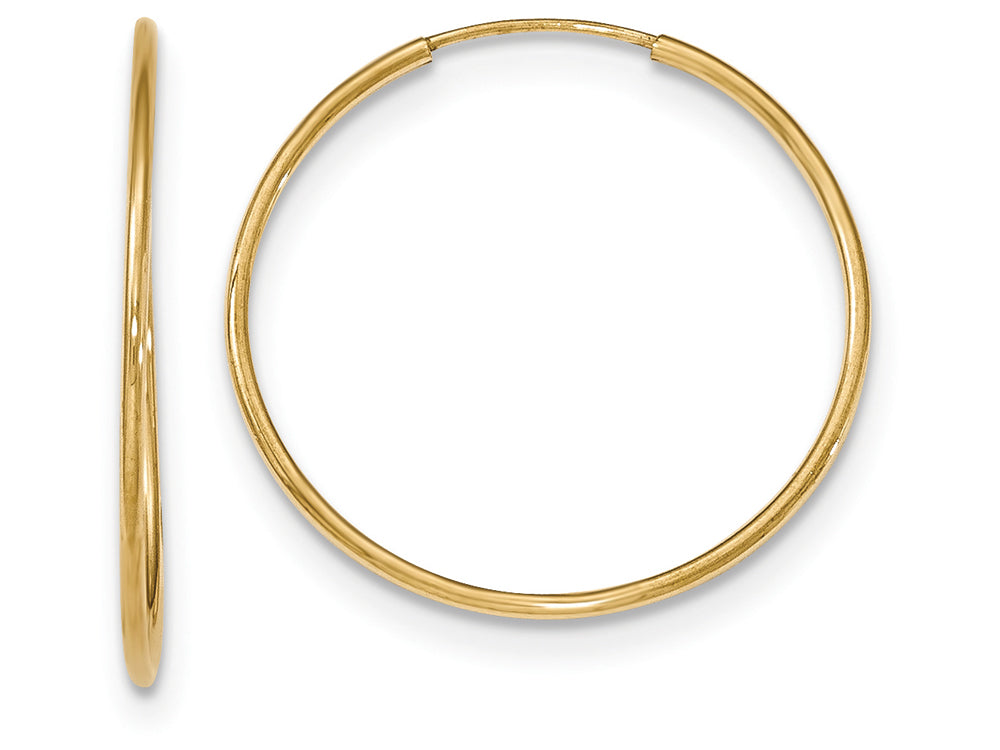 FJC Finejewelers 10k Polished Endless Tube Hoop Earrings