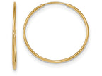 FJC Finejewelers 10k Polished Endless Tube Hoop Earrings