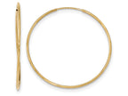 FJC Finejewelers 10k Polished Endless Tube Hoop Earrings