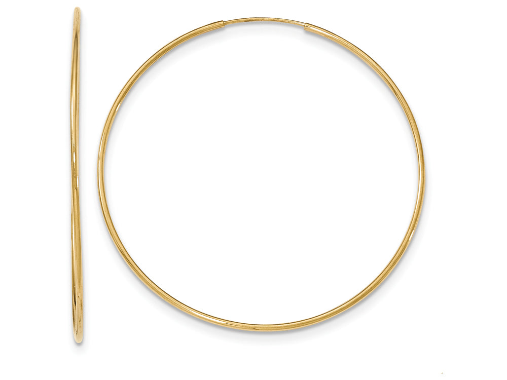 FJC Finejewelers 10k Polished Endless Tube Hoop Earrings
