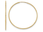 FJC Finejewelers 10k Polished Endless Tube Hoop Earrings
