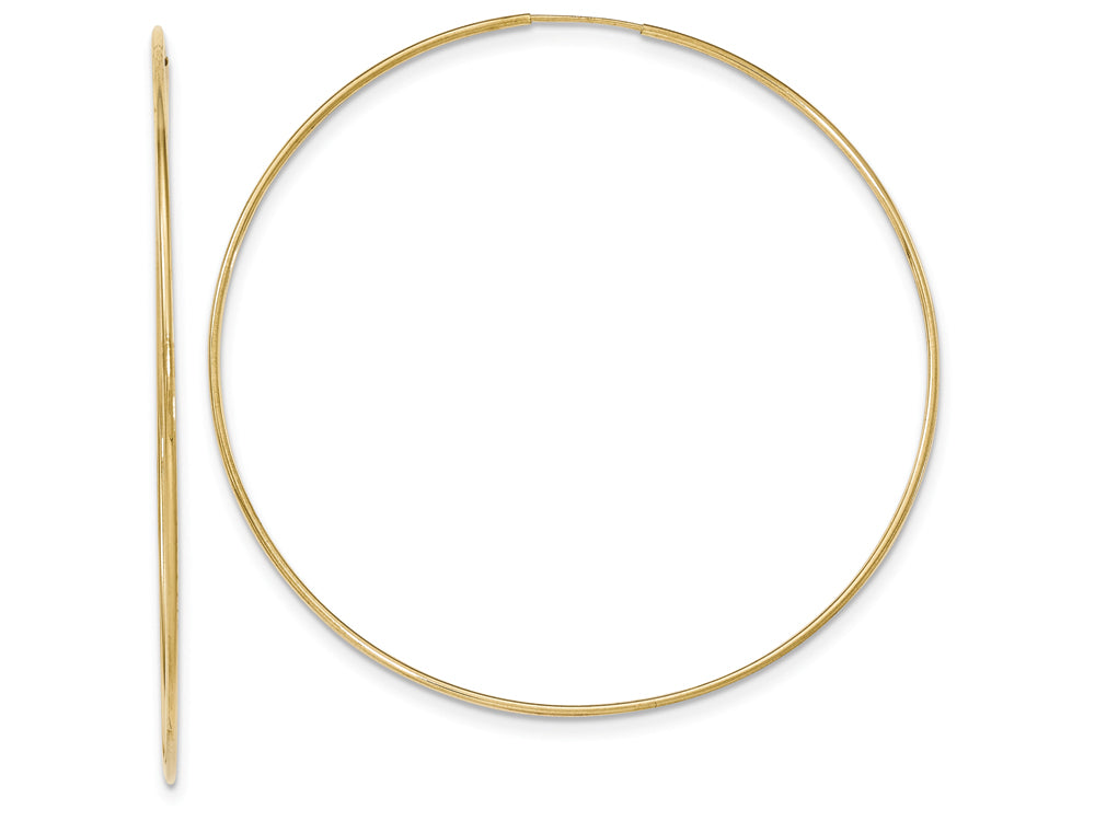 FJC Finejewelers 10k Polished Endless Tube Hoop Earrings