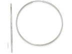 FJC Finejewelers 10k White Gold Endless Hoop Earrings