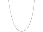 FJC Finejewelers 22 Inch 10k White Gold 1.5mm Machine Made bright-cut Rope Chain Necklace