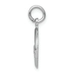 FJC Finejewelers 10k White Gold Claddagh Charm