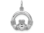 FJC Finejewelers 10k White Gold Claddagh Charm