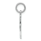 FJC Finejewelers 10k White Gold Solid Open 4-leaf Clover Charm