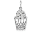 FJC Finejewelers 10k White Gold Basketball Net Charm