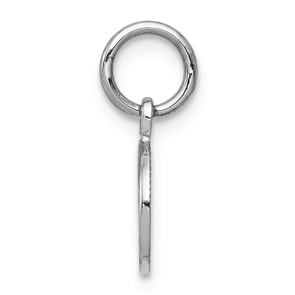 FJC Finejewelers 10k White Gold Angel Charm