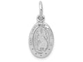 FJC Finejewelers 10k White Gold Saint Christopher Medal Charm