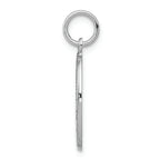 FJC Finejewelers 10k White Gold Saint Christopher Medal Charm