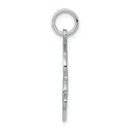 FJC Finejewelers 10k White Gold Dove Charm