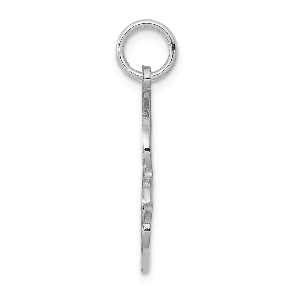 FJC Finejewelers 10k White Gold Dove Charm