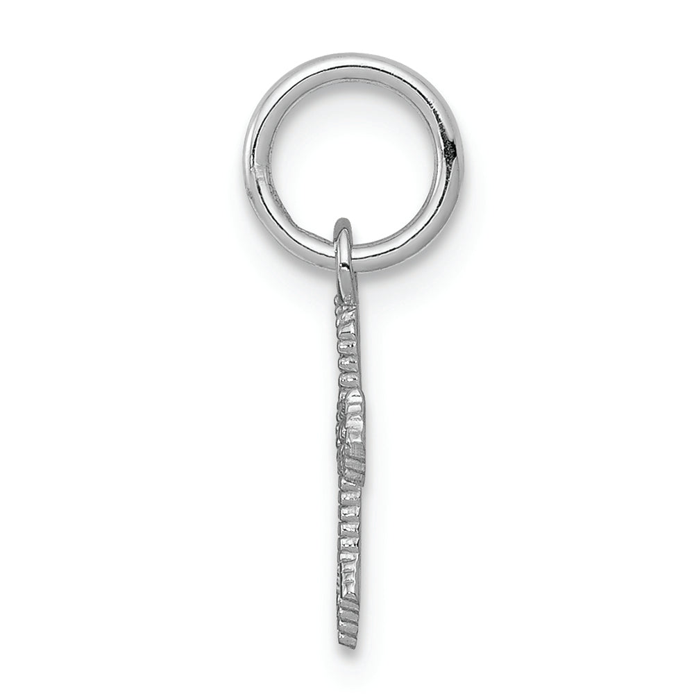 FJC Finejewelers 10k White Gold Passion Cross Charm