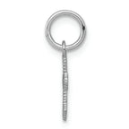 FJC Finejewelers 10k White Gold Passion Cross Charm