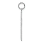 FJC Finejewelers 10k White Gold Cross Charm