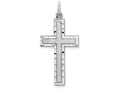 FJC Finejewelers 10k White Gold Cross Charm